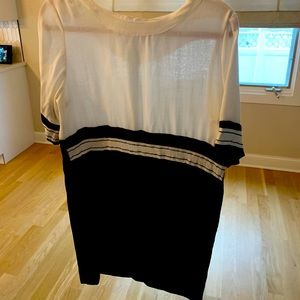 Black & White Shift Dress